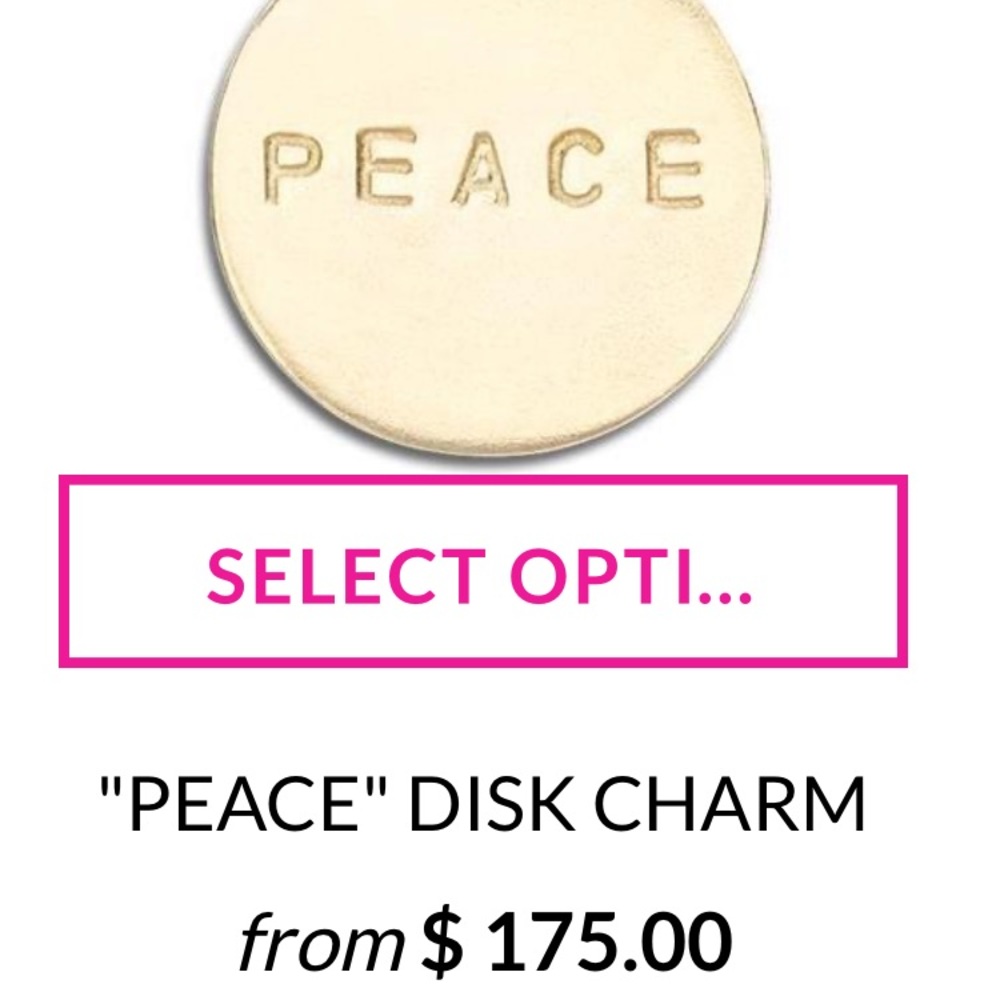 Helen Ficalora Peace 14K charm